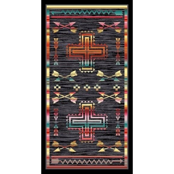 New Oversized Shoot Me Straight Southwest Bath Beach Pool Gift Towel Arrow Large - Picture 1 of 2